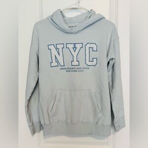 Abercrombie Girl’s Light Blue Hoodie
